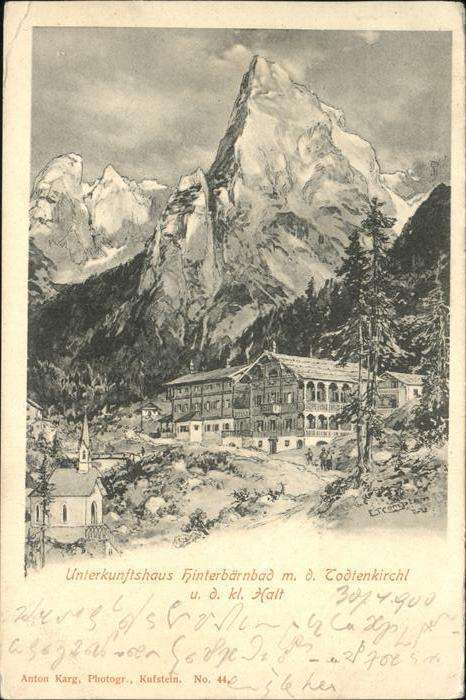 Hinterbaernbad Unterkunftshaus Todtenkirchl