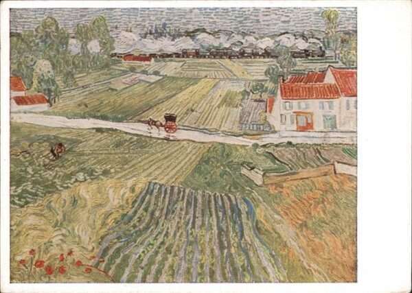 Auvers Haute-Loire Landschaft Kutsche