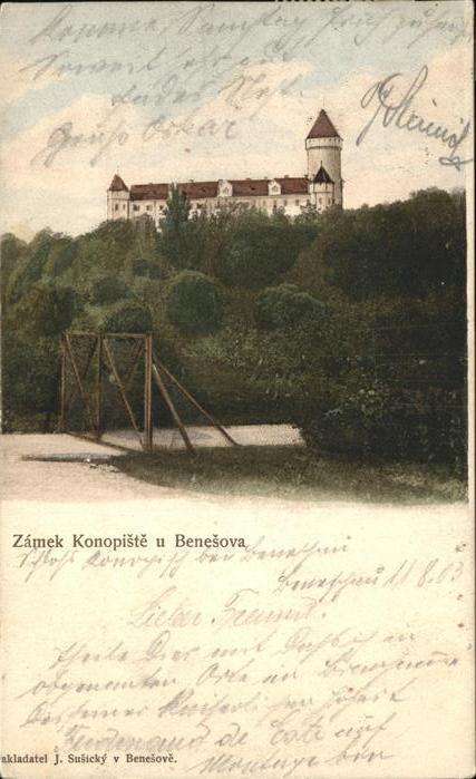 Zamek Konopiste Benesova
Burg