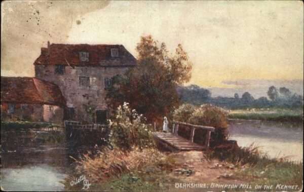 Berkshire Massachusetts Acquarell
Brimpton Mill on the Kennet
