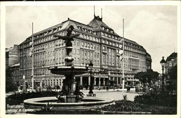 Bratislava Pressburg Pozsony Savoy a Carlton
