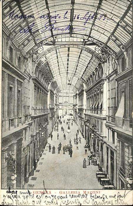 Genova Genua Liguria Galleria Mazzini