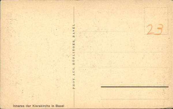 Basel BS Klarakirche – Bild 2