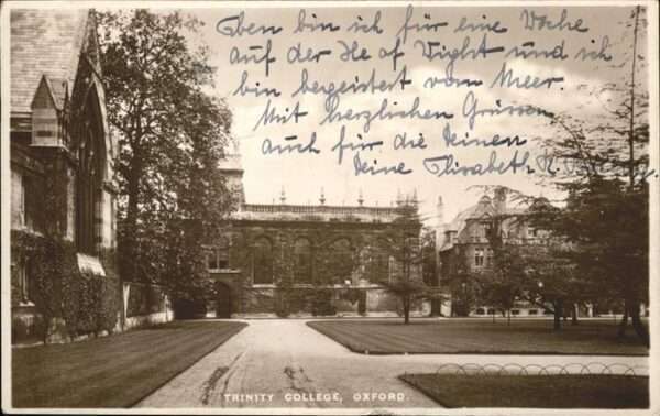 Oxford Oxfordshire Trinity College