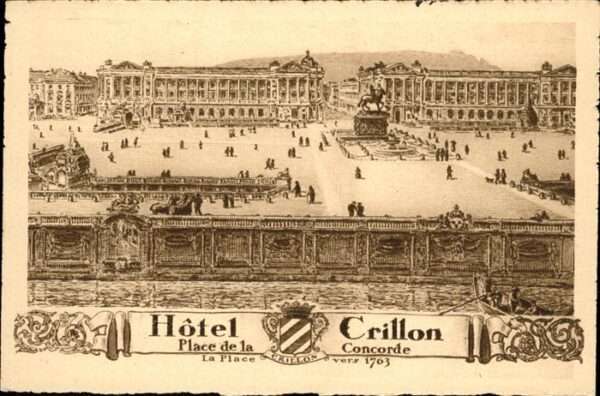 Paris Hotel Crillon
Place de la Concorde