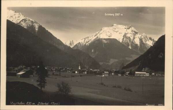 Mayrhofen Zillertal Grünberg 2887 m