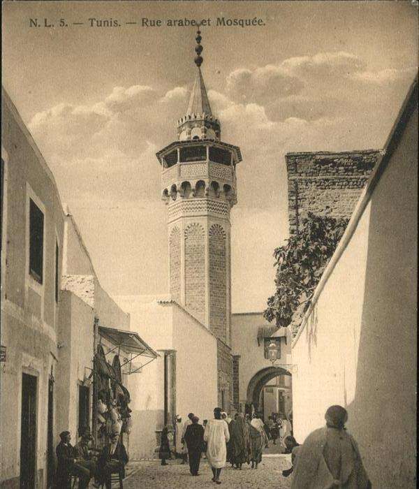 Tunis Rue arabe 
Mosques