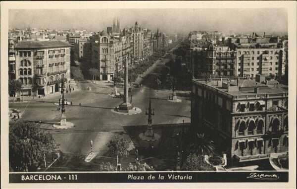 Barcelona Cataluna Plaza de la Victoria