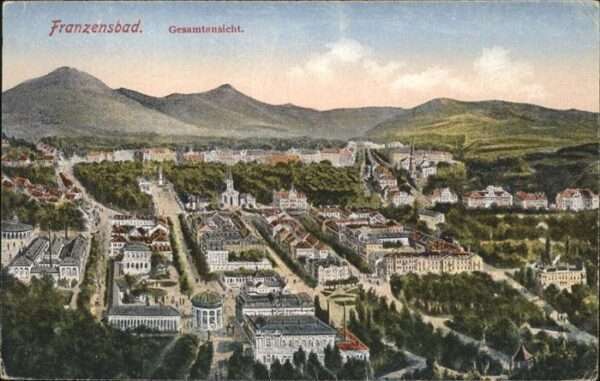 Franzensbad Gesamtansicht