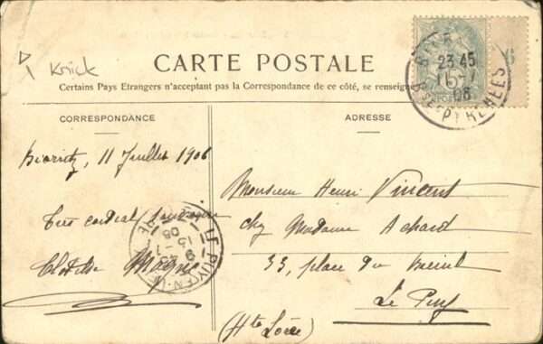 Biarritz Pyrenees Atlantiques Rocher la grande Plage – Bild 2