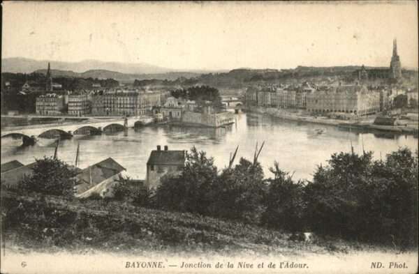 Bayonne 64 Jonction de la Nive et de l Adour