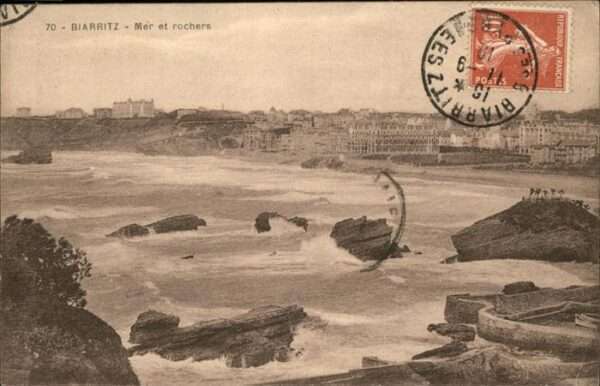 Biarritz Pyrenees Atlantiques Mer et rochers