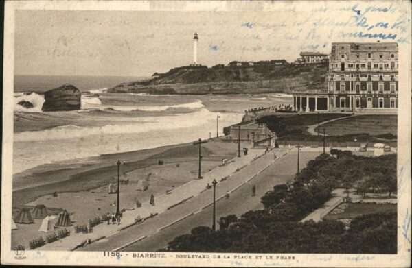 Biarritz Pyrenees Atlantiques Boulevard Plage le Phare