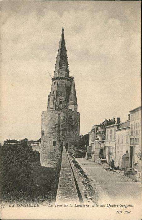 La Rochelle Charente-Maritime Lanterne Quatre-Sergents