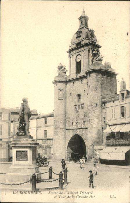 La Rochelle Charente-Maritime Statue Amiral Duperre