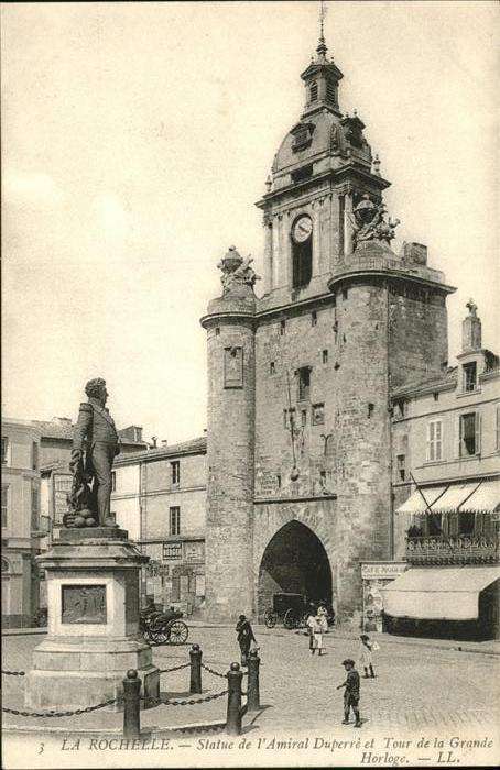 La Rochelle Charente-Maritime Statue Amiral Duperre