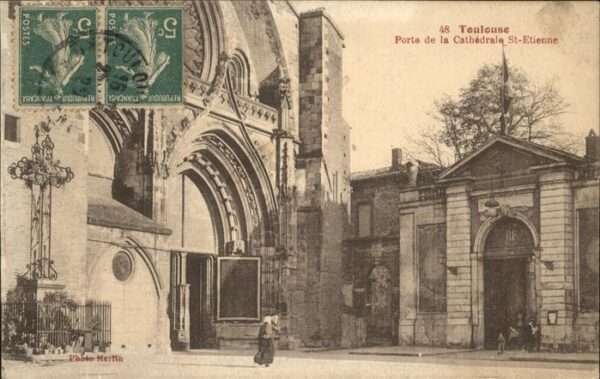 Toulouse Haute-Garonne Porte de la Cathedrale St-Etienne