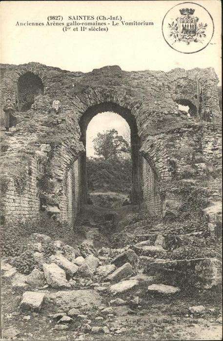 Saintes Charente-Maritime gallo-romaines Le Vomitorium Wappen