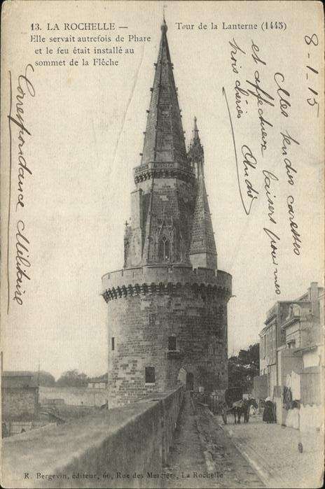 La Rochelle Charente-Maritime Tour de la Lanterne