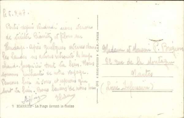 Biarritz Pyrenees Atlantiques Plage – Bild 2
