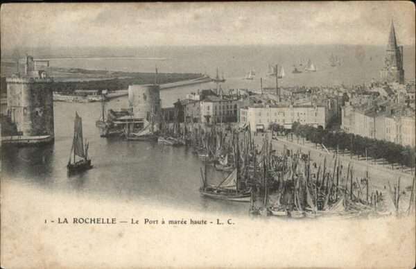 La Rochelle Charente-Maritime Port maree haute