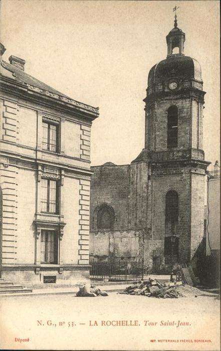 La Rochelle Charente-Maritime Tour Saint-Jean