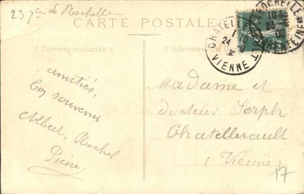 La Rochelle Charente-Maritime Grosse Horloge et la Statue Duperre – Bild 2