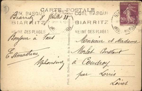 Biarritz Pyrenees Atlantiques Casino Municipal Grande Plage – Bild 2