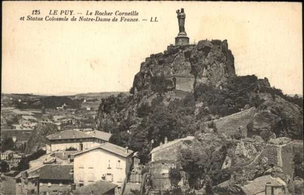Le Puy-en-Velay Le Rocher Corneille Notre-Dame France