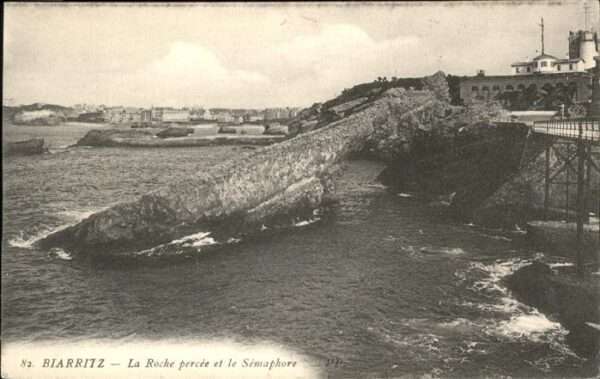 Biarritz Pyrenees Atlantiques La Roche Semaphore
