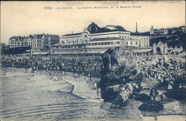 Biarritz Pyrenees Atlantiques Casino Municipal Grande Plage