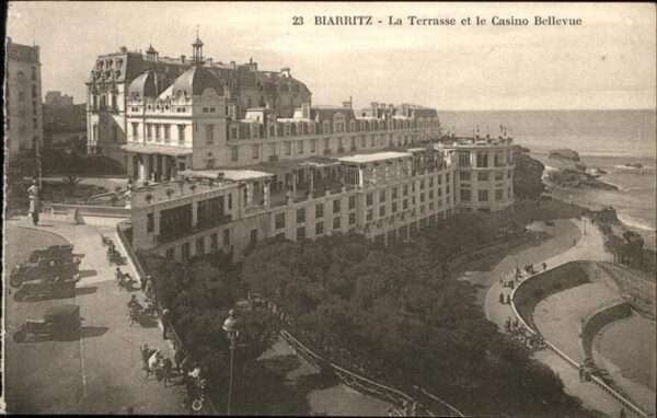 Biarritz Pyrenees Atlantiques Terrasse Casino Bellevue