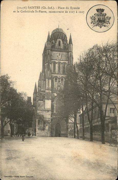 Saintes Charente-Maritime Wappen Cathedrale St-Pierre