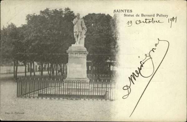 Saintes Charente-Maritime Statue BErnard Palissy