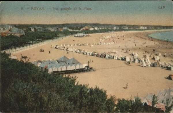 Royan 17 vue generale Plage