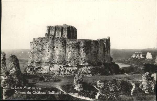 Les Andelys Ruines Chateau Gaillard