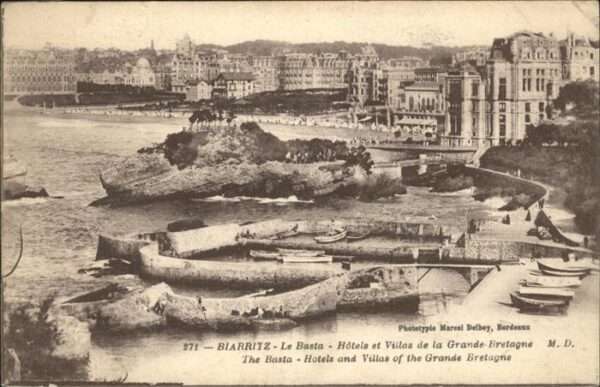 Biarritz Pyrenees Atlantiques le Basta Hotels Villas Grande Bretagne