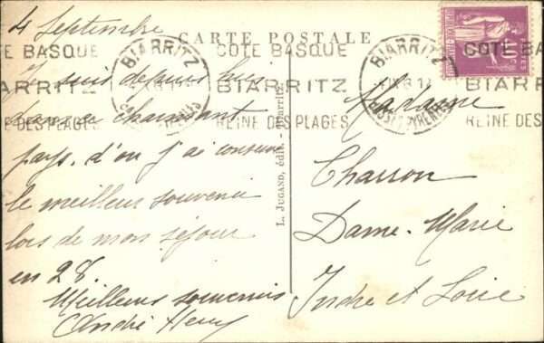 Biarritz Pyrenees Atlantiques Plca de l Atalaye Port des Pecheurs – Bild 2