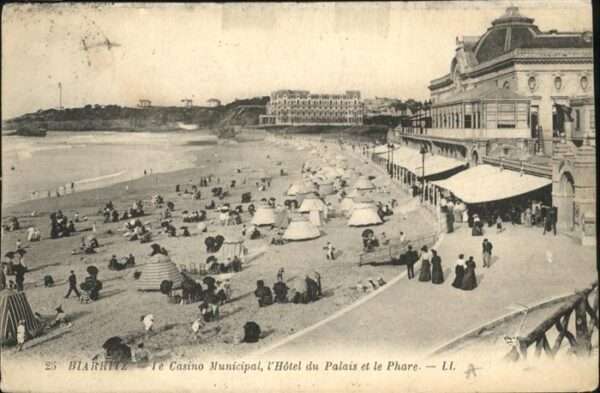 Biarritz Pyrenees Atlantiques Casino Municipal Hotel Palais Phare