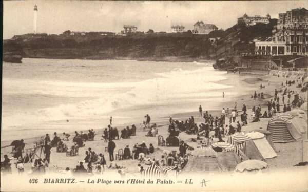 Biarritz Pyrenees Atlantiques Plage Hotel du Palais
