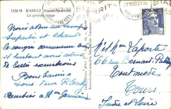 Biarritz Pyrenees Atlantiques Plage – Bild 2