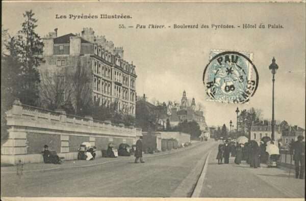 Pau 64 Boulevard des Pyrenees Hotel du Palais