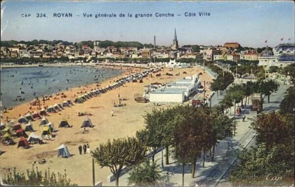 Royan 17 generale de la grande Conche Cote Ville