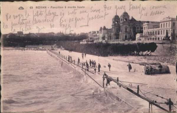 Royan 17 Foncillon a maree haute