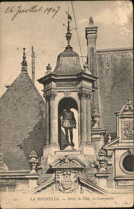 La Rochelle Charente-Maritime Hotel de Ville Campanile