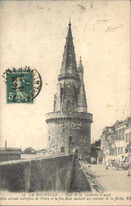 La Rochelle Charente-Maritime Tour de la Lanterne