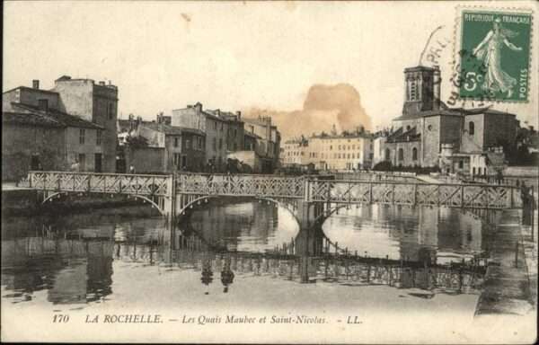 La Rochelle Charente-Maritime Quais Saint Nicolas Brücke