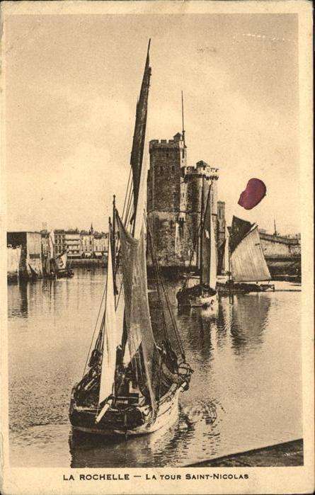 La Rochelle Charente-Maritime Saint Nicolas Schiff
