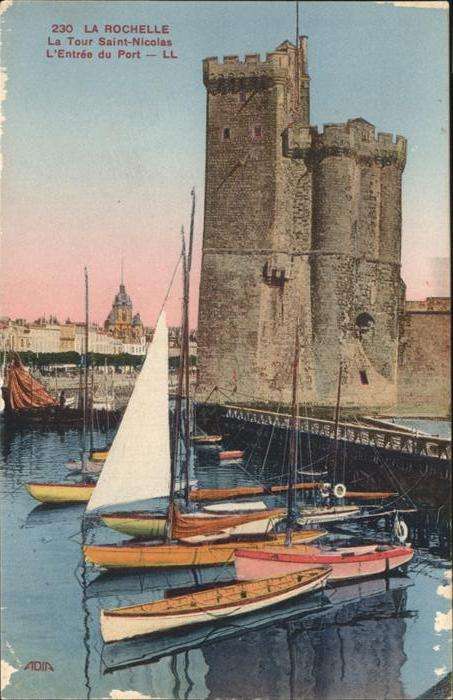La Rochelle Charente-Maritime Saint Nicolas Schiff Port