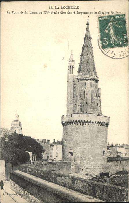 La Rochelle Charente-Maritime Clocher St Jean